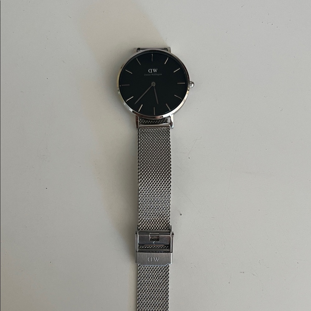 Daniel Wellington Silver and Black Women's Watch